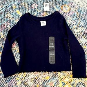 Baby Gap Long Sleeve Ribbed Top 🌵12-18 Months